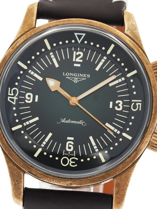 LONGINES Legend diver L3.774.1 green Dial Automatic Men\'s Watch_ main image 4